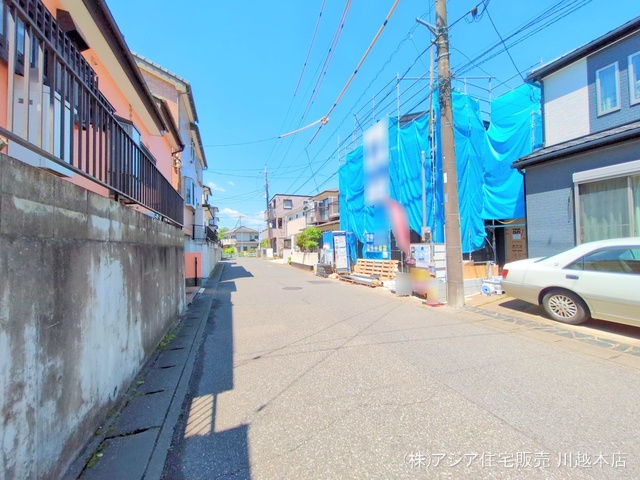 埼玉県川越市大字山城の新築戸建てシート写真 2025年6月4日撮影