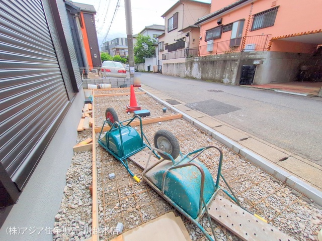 埼玉県川越市大字山城の新築戸建て外構写真 2025年6月25日撮影