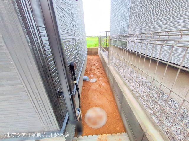 埼玉県川越市大字山城の新築戸建て外構写真 2025年6月25日撮影