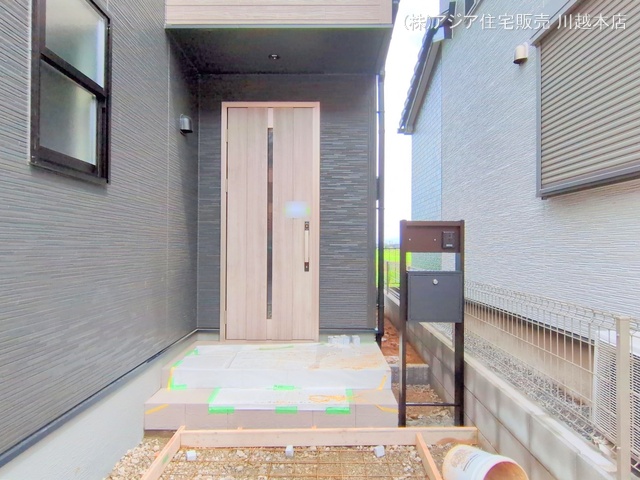 埼玉県川越市大字山城の新築戸建て外構写真 2025年6月25日撮影