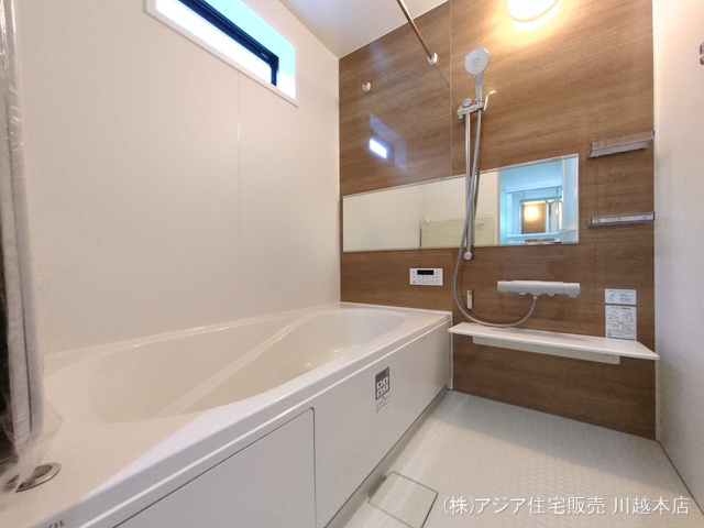 埼玉県川越市月吉町の新築戸建てお風呂写真 2025年10月1日撮影