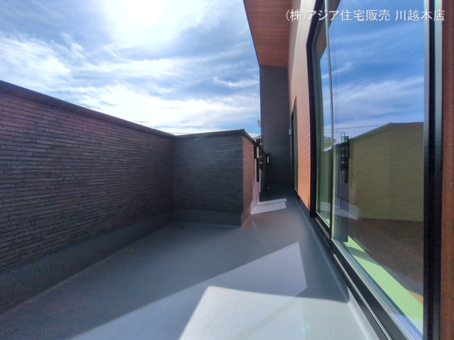 埼玉県川越市月吉町の新築戸建てバルコニー写真 2025年10月1日撮影