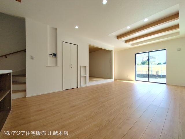 埼玉県川越市月吉町の新築戸建てリビング写真 2025年10月1日撮影