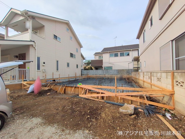 埼玉県川越市月吉町の新築戸建て基礎写真 2025年3月5日撮影