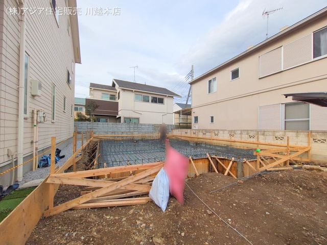 埼玉県川越市月吉町の新築戸建て基礎写真 2025年3月5日撮影