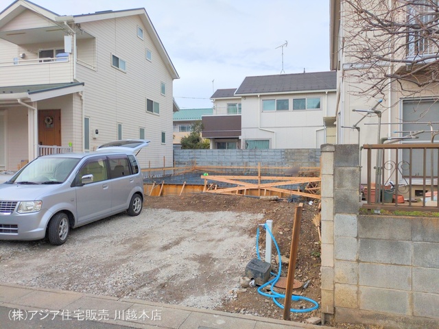 埼玉県川越市月吉町の新築戸建て基礎写真 2025年3月5日撮影