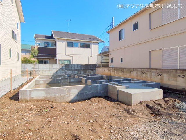 埼玉県川越市月吉町の新築戸建て基礎写真 2025年4月3日撮影