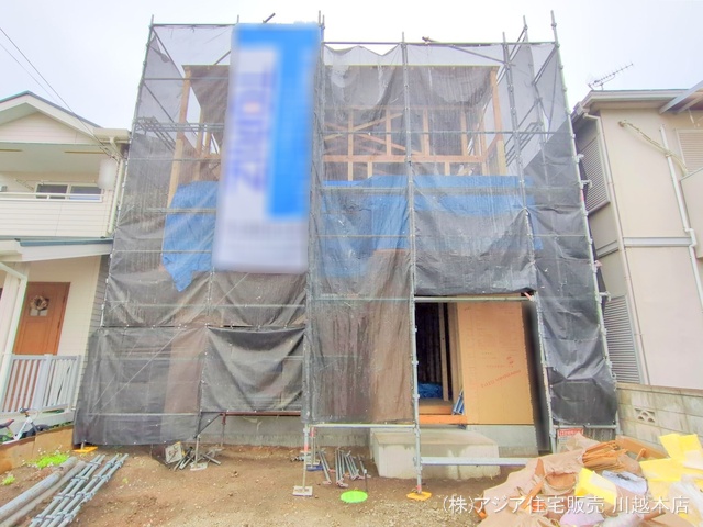 埼玉県川越市月吉町の新築戸建て上棟写真 2025年4月22日撮影