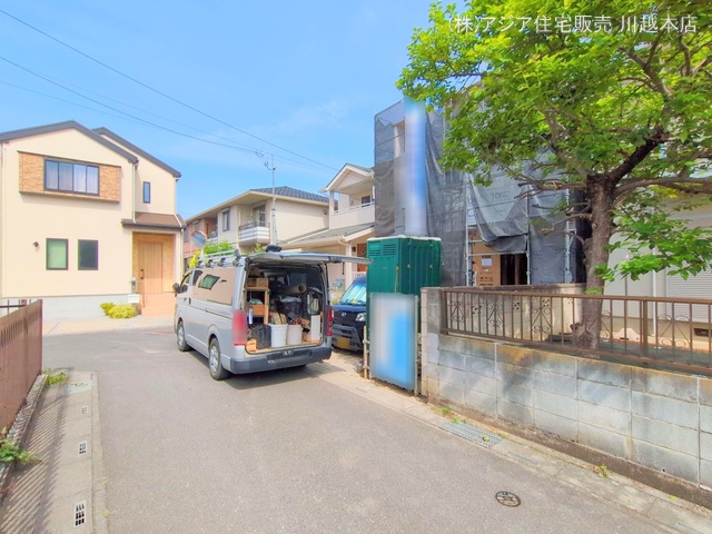 埼玉県川越市月吉町の新築戸建てシート写真 2025年5月14日撮影
