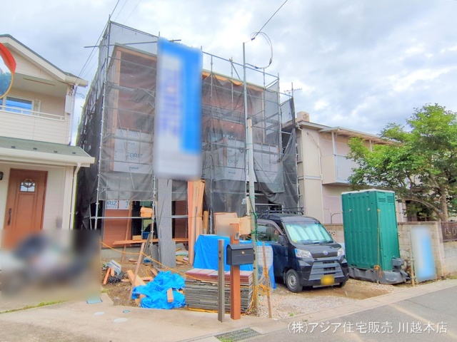 埼玉県川越市月吉町の新築戸建てシート写真 2025年6月3日撮影