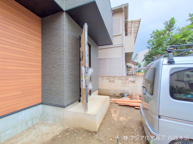 埼玉県川越市月吉町の新築戸建て外構写真 2025年6月24日撮影