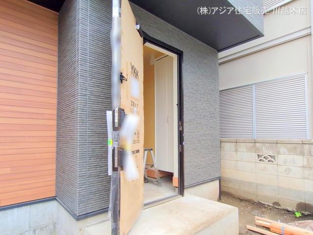 埼玉県川越市月吉町の新築戸建て外構写真 2025年6月24日撮影