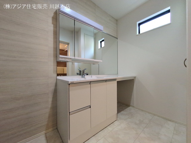埼玉県川越市月吉町の新築戸建て洗面所写真 2025年10月1日撮影