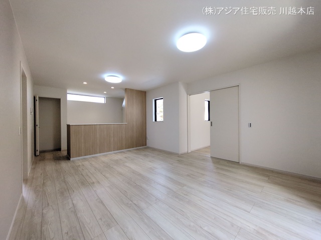 埼玉県川越市大字今福の新築戸建てリビング写真 2025年8月28日撮影