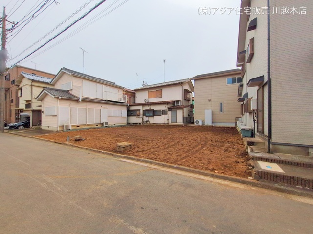 埼玉県川越市大字今福の新築戸建て更地・土地写真 2025年3月10日撮影