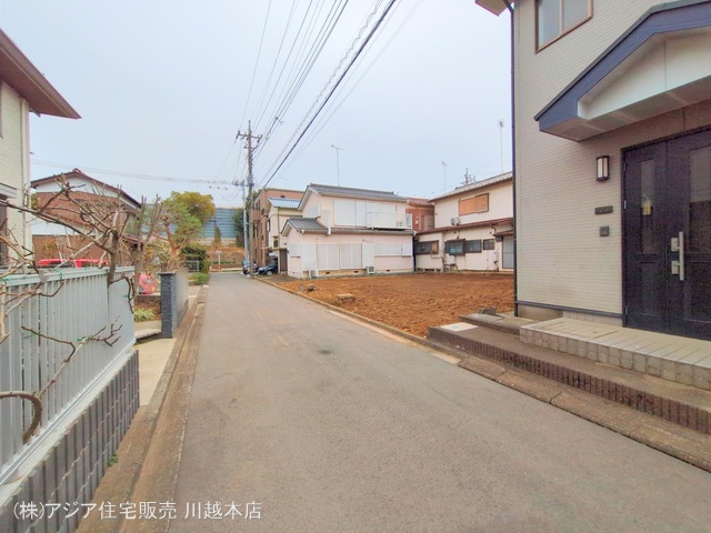 埼玉県川越市大字今福の新築戸建て更地・土地写真 2025年3月10日撮影