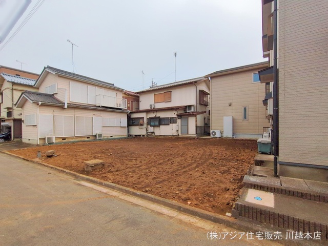 埼玉県川越市大字今福の新築戸建て更地・土地写真 2025年3月10日撮影