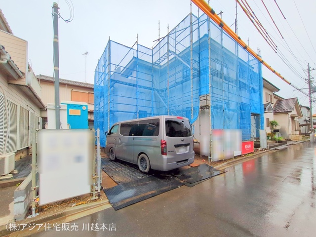 埼玉県川越市大字今福の新築戸建てシート写真 2025年6月2日撮影