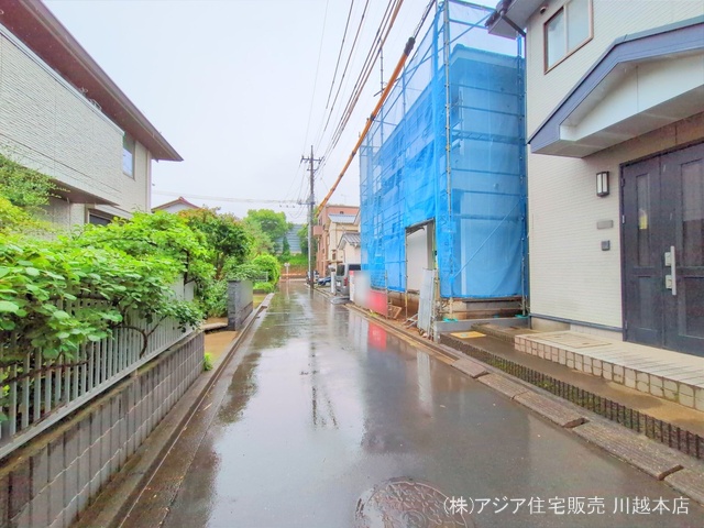 埼玉県川越市大字今福の新築戸建てシート写真 2025年6月2日撮影