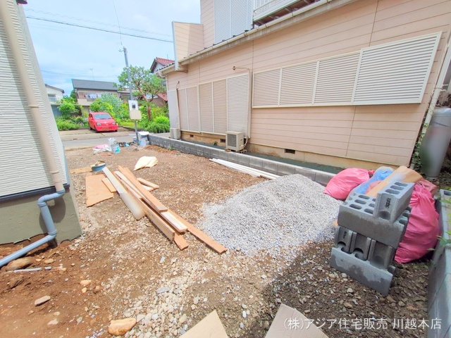 埼玉県川越市大字今福の新築戸建て外構写真 2025年6月25日撮影