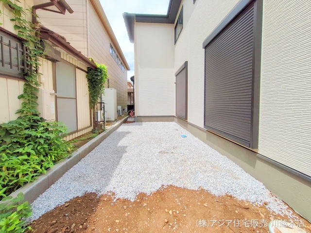 埼玉県川越市大字今福の新築戸建て外構写真 2025年6月25日撮影