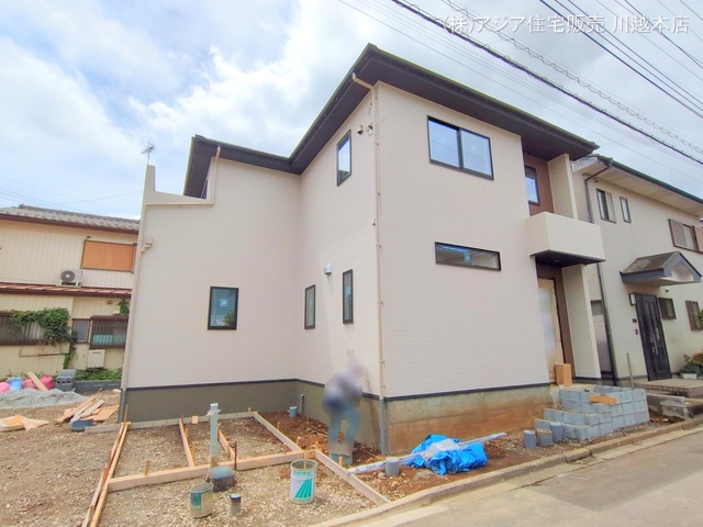 埼玉県川越市大字今福の新築戸建て外構写真 2025年6月25日撮影