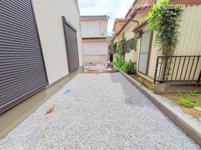 埼玉県川越市大字今福の新築戸建て外構写真 2025年6月25日撮影