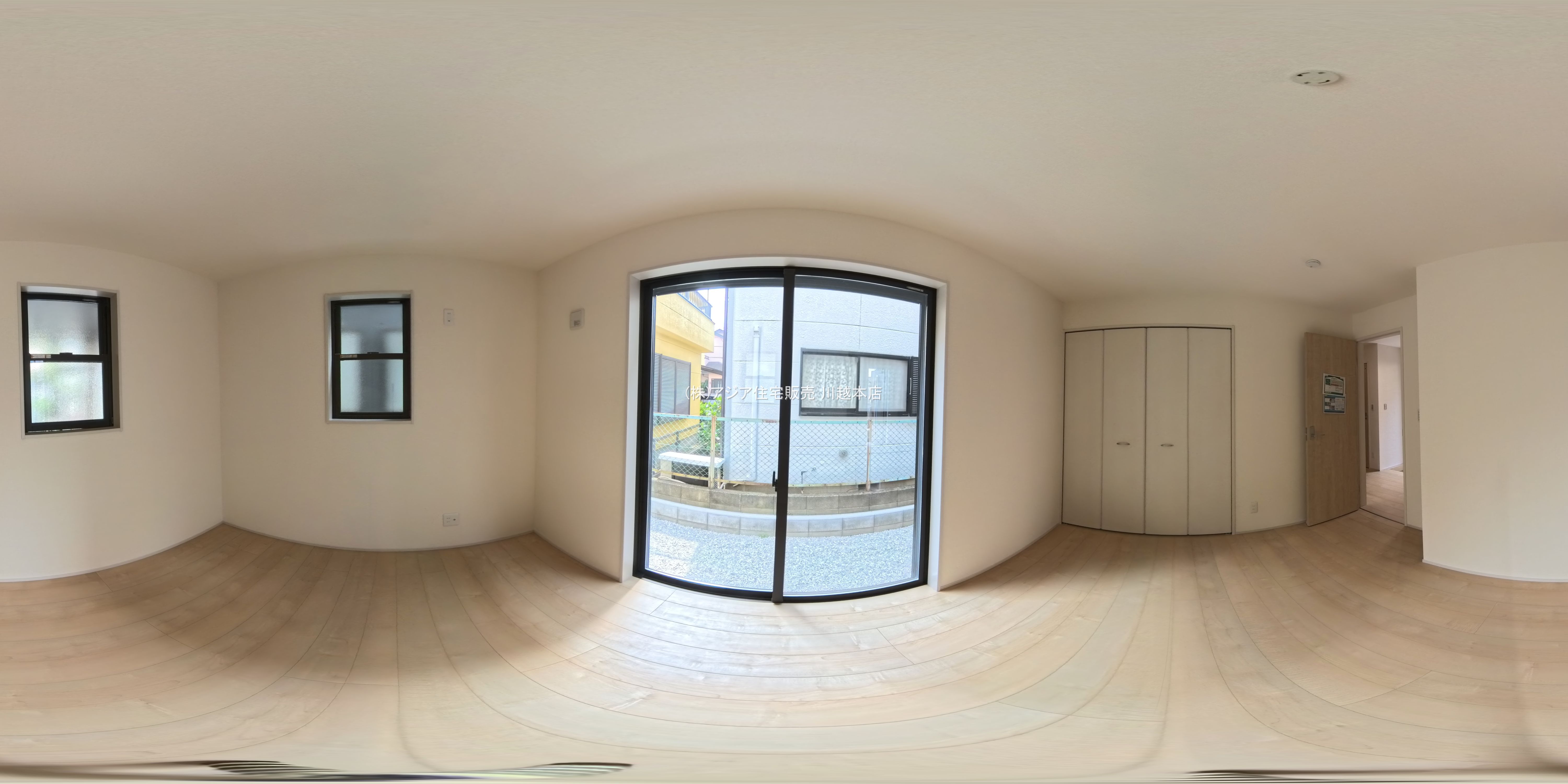 埼玉県川越市熊野町の新築戸建てパノラマ（居室サブ）写真 2025年8月27日撮影