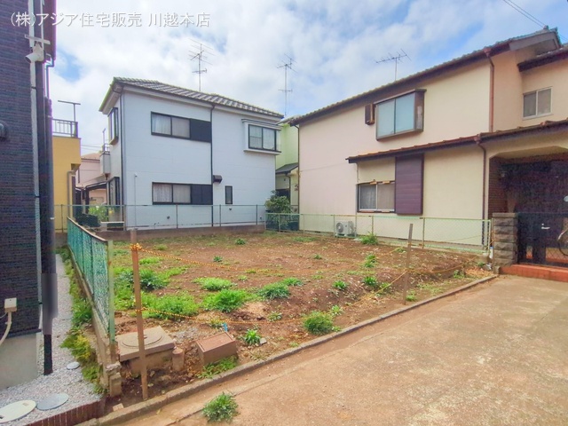 埼玉県川越市熊野町の新築戸建て更地・土地写真 2025年3月27日撮影