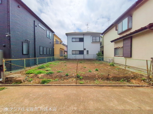 埼玉県川越市熊野町の新築戸建て更地・土地写真 2025年3月27日撮影