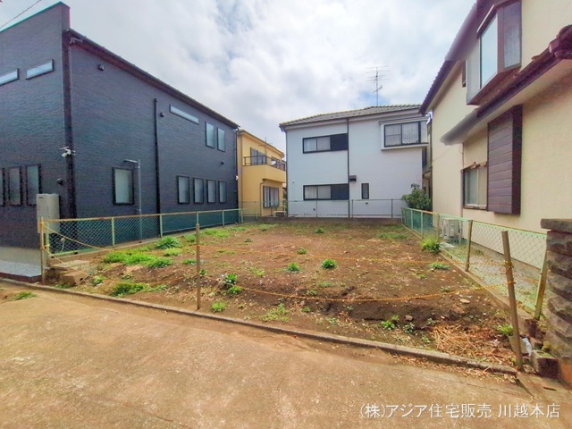 埼玉県川越市熊野町の新築戸建て更地・土地写真 2025年3月27日撮影