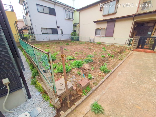 埼玉県川越市熊野町の新築戸建て更地・土地写真 2025年3月27日撮影