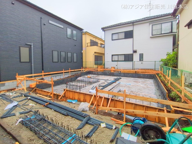 埼玉県川越市熊野町の新築戸建て基礎写真 2025年4月22日撮影
