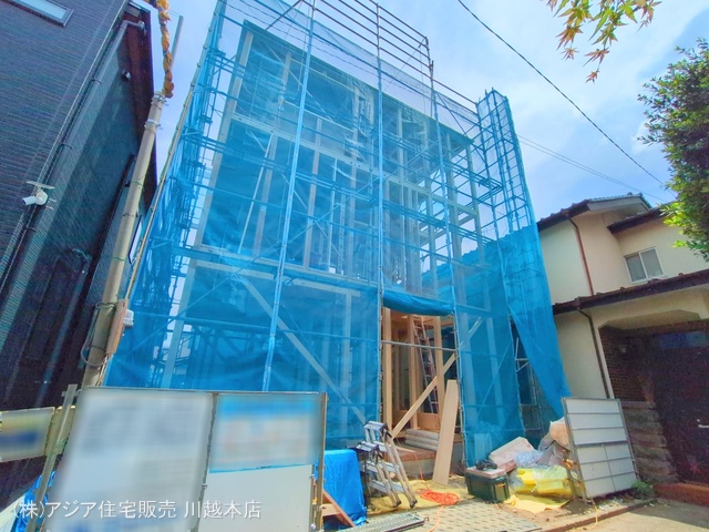 埼玉県川越市熊野町の新築戸建て上棟写真 2025年5月14日撮影