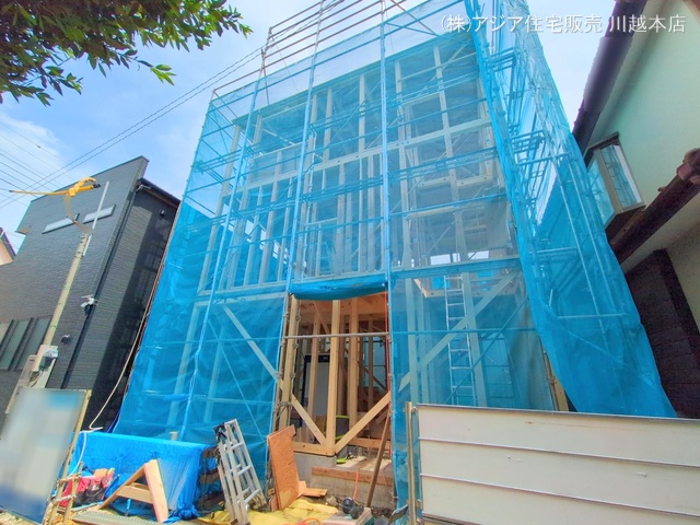埼玉県川越市熊野町の新築戸建て上棟写真 2025年5月14日撮影