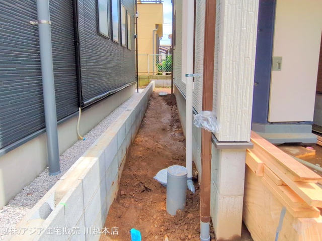 埼玉県川越市熊野町の新築戸建て外構写真 2025年6月15日撮影