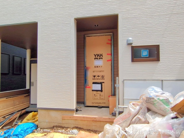 埼玉県川越市熊野町の新築戸建て外構写真 2025年6月15日撮影