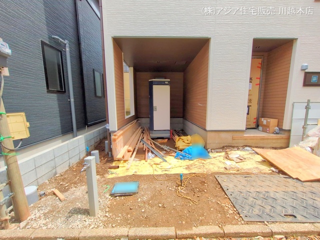 埼玉県川越市熊野町の新築戸建て外構写真 2025年6月15日撮影