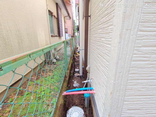 埼玉県川越市熊野町の新築戸建て外構写真 2025年6月15日撮影