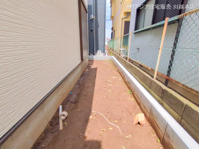 埼玉県川越市熊野町の新築戸建て外構写真 2025年6月15日撮影