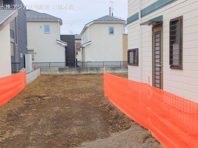 埼玉県川越市大字的場の新築戸建て更地・土地写真 2025年3月27日撮影