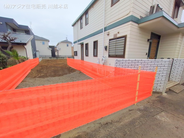 埼玉県川越市大字的場の新築戸建て更地・土地写真 2025年3月27日撮影
