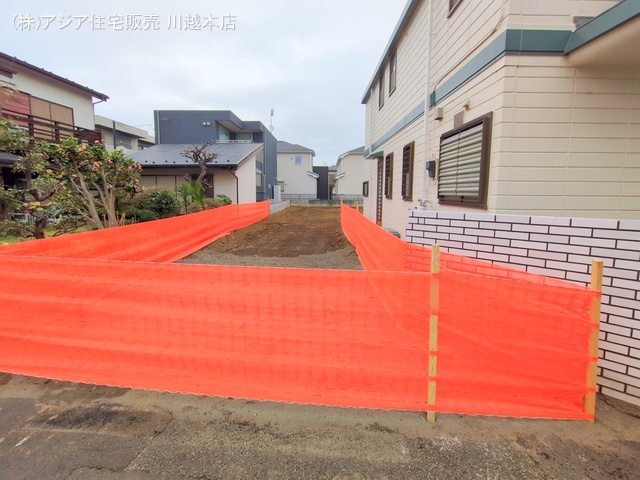 埼玉県川越市大字的場の新築戸建て更地・土地写真 2025年3月27日撮影