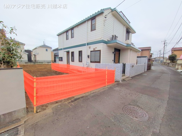 埼玉県川越市大字的場の新築戸建て更地・土地写真 2025年3月27日撮影
