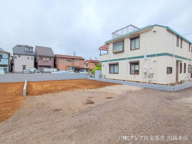 埼玉県川越市大字的場の新築戸建て更地・土地写真 2025年4月22日撮影