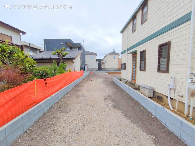 埼玉県川越市大字的場の新築戸建て更地・土地写真 2025年4月22日撮影