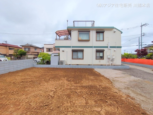 埼玉県川越市大字的場の新築戸建て更地・土地写真 2025年4月22日撮影
