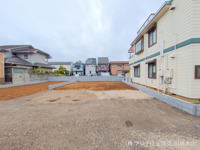 埼玉県川越市大字的場の新築戸建て更地・土地写真 2025年4月22日撮影