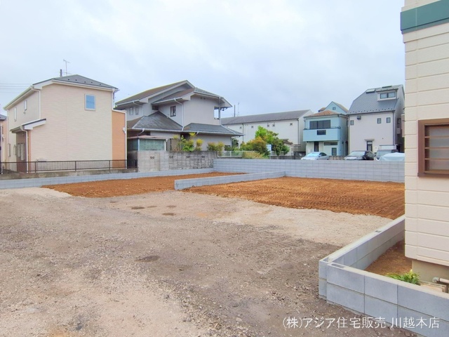 埼玉県川越市大字的場の新築戸建て更地・土地写真 2025年4月22日撮影