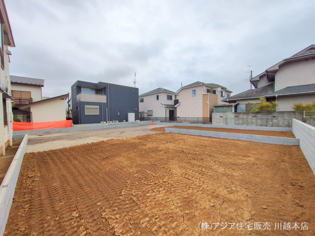 埼玉県川越市大字的場の新築戸建て更地・土地写真 2025年4月22日撮影
